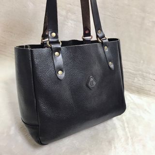 CLEDRAN - 美品 CLEDRAN クレドラン ロゴ オールレザー トートバッグ