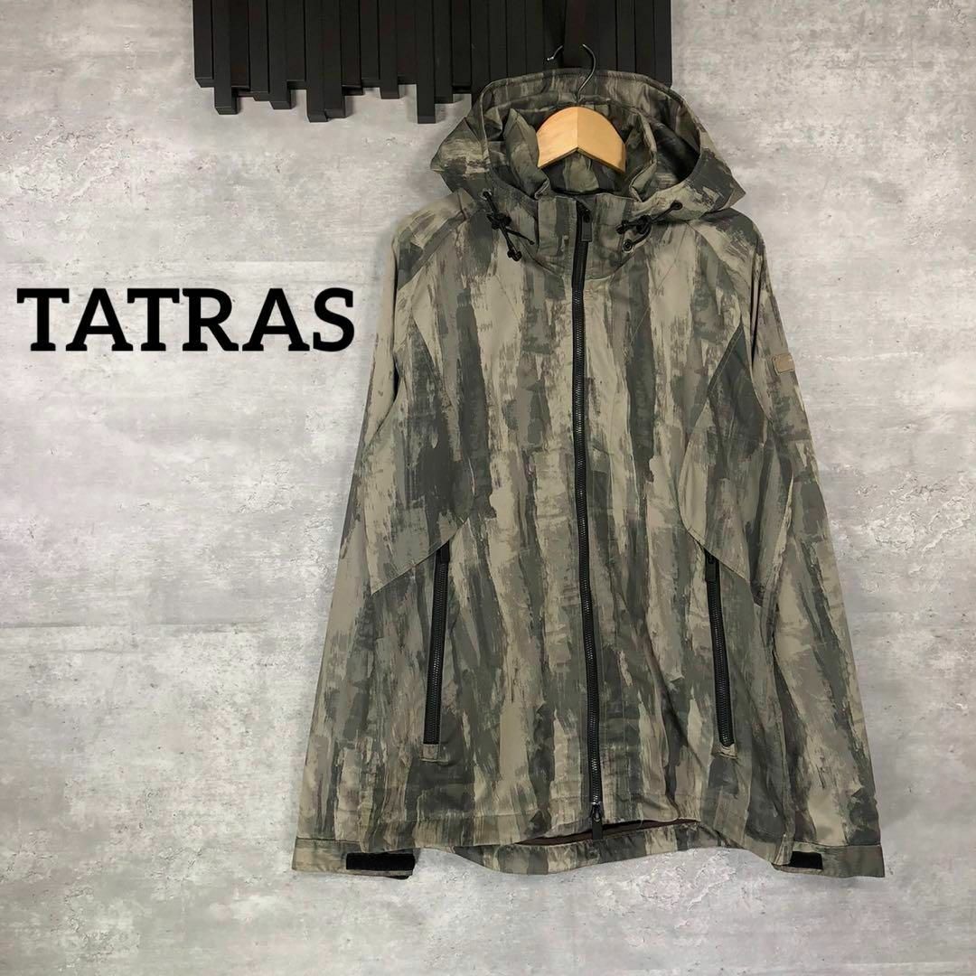 『TATRAS』タトラス (3) Rライン ナイロンジップアップパーカー