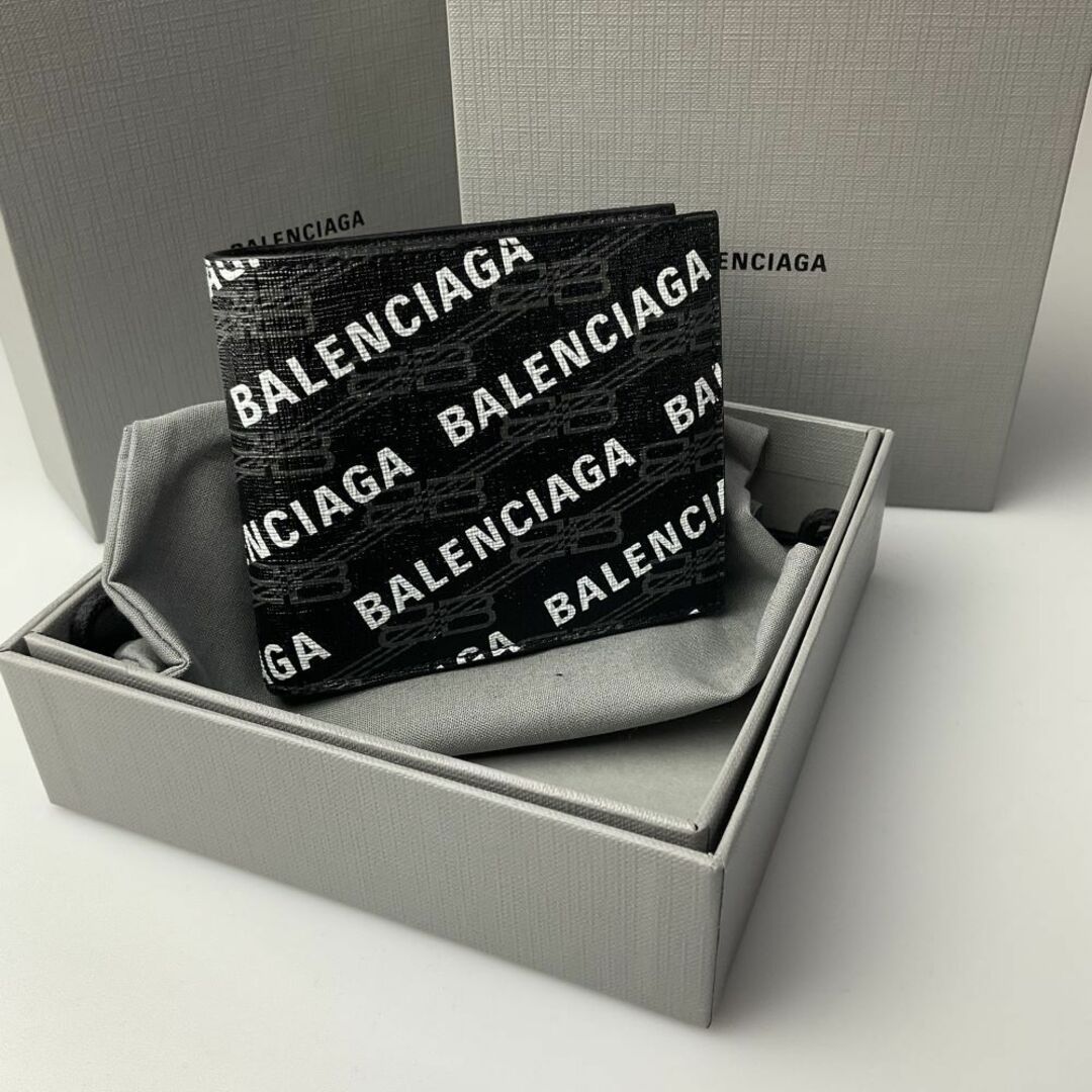 Balenciaga - レンシアガ BALENCIAGA 財布 二つ折り財布 BBロゴの通販