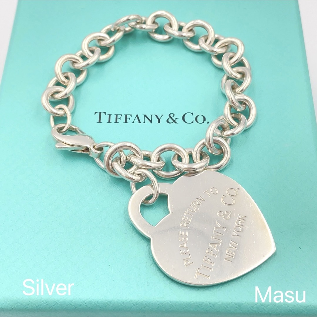 シルバーサイズTiffany リターントゥ　ブレスレット⭐︎