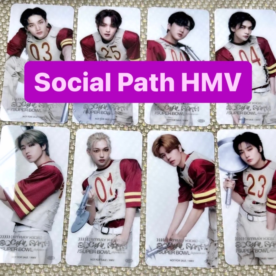 StrayKids Social Path クリアしおり hmv コンプ 8種の通販 by hanni's ...