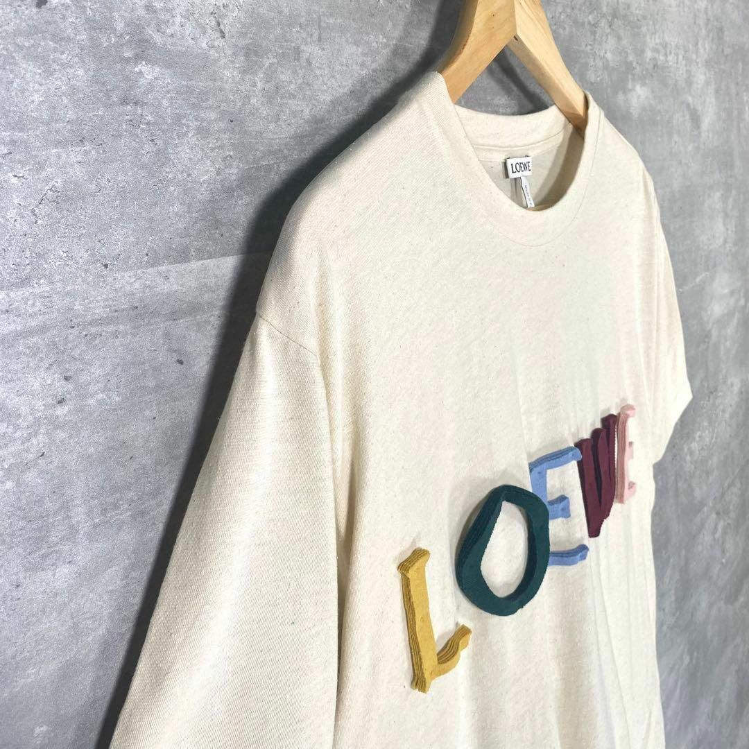 『LOEWE』ロエベ (XL) クルーネックシャツ / アップリケ