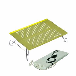 iClimb アウトドア テーブル 超軽量 折畳テーブル 天板2枚3枚 アルミ (テーブル/チェア)