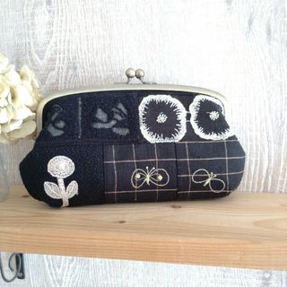 mina perhonen - ミナペルホネン♡親子がま口長財布 ボヌール