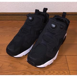 リーボック(Reebok)の28cm 良品 REEBOK INSTA PUMP FURY OG 黒 白(スニーカー)