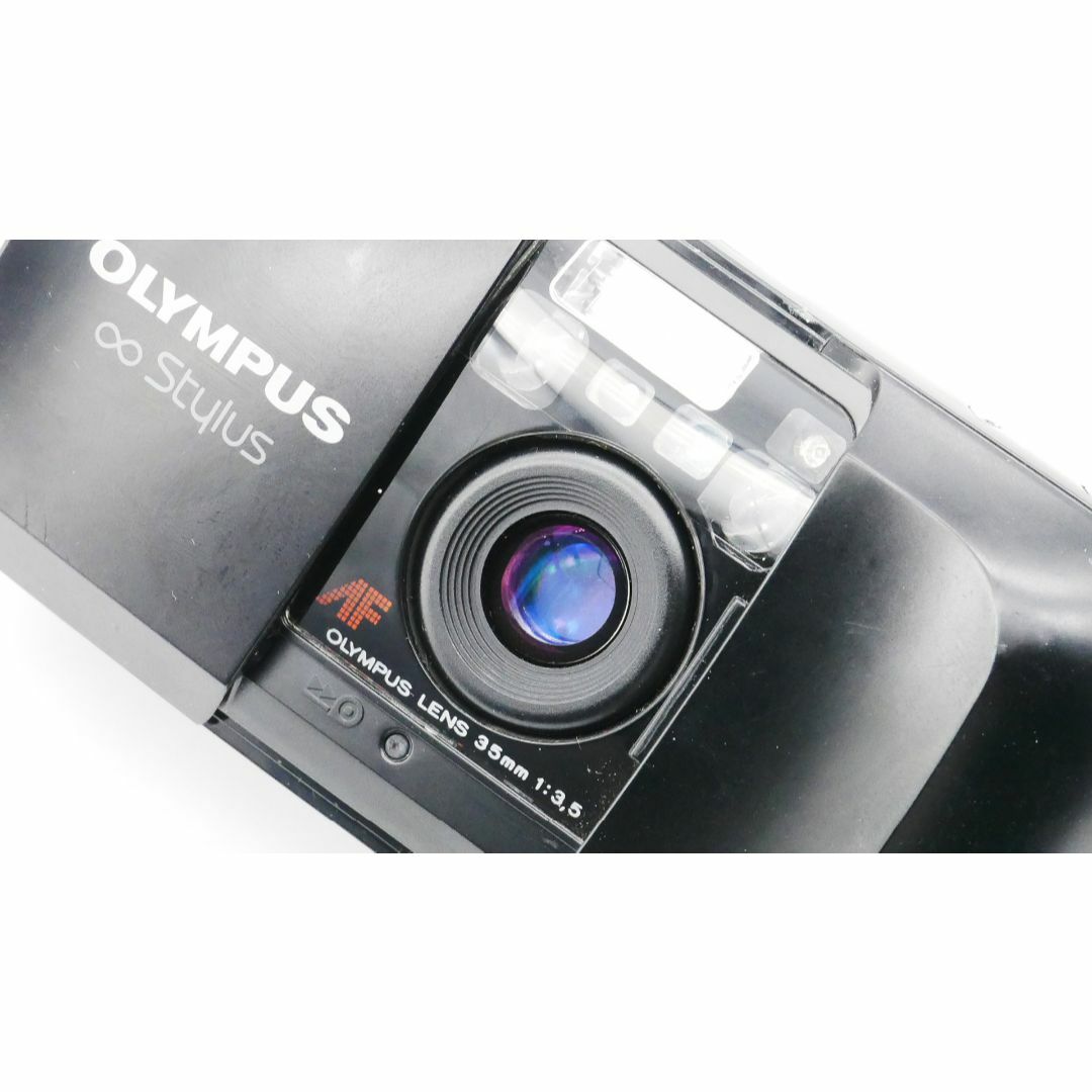 OLYMPUS(オリンパス)のオリンパス OLYMPUS STYLUS （ μ mju: ) シャッターOK スマホ/家電/カメラのカメラ(フィルムカメラ)の商品写真