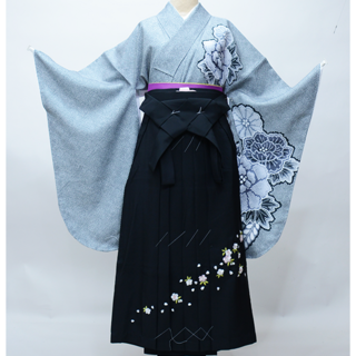 二尺袖 袴フルセット ジュニア用へ直し 135～150cm NO39285-JR(和服/着物)