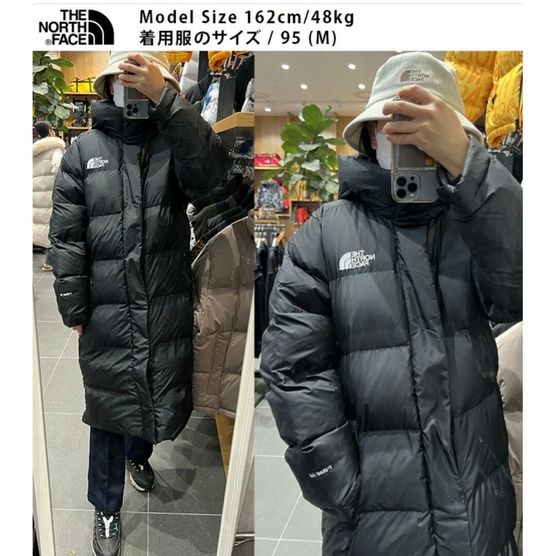 THE NORTH FACE(ザノースフェイス)のTHE NORTH FACE　ノースフェイス　ベンチコート　ロングコート　新品Ｍ メンズのジャケット/アウター(ダウンジャケット)の商品写真