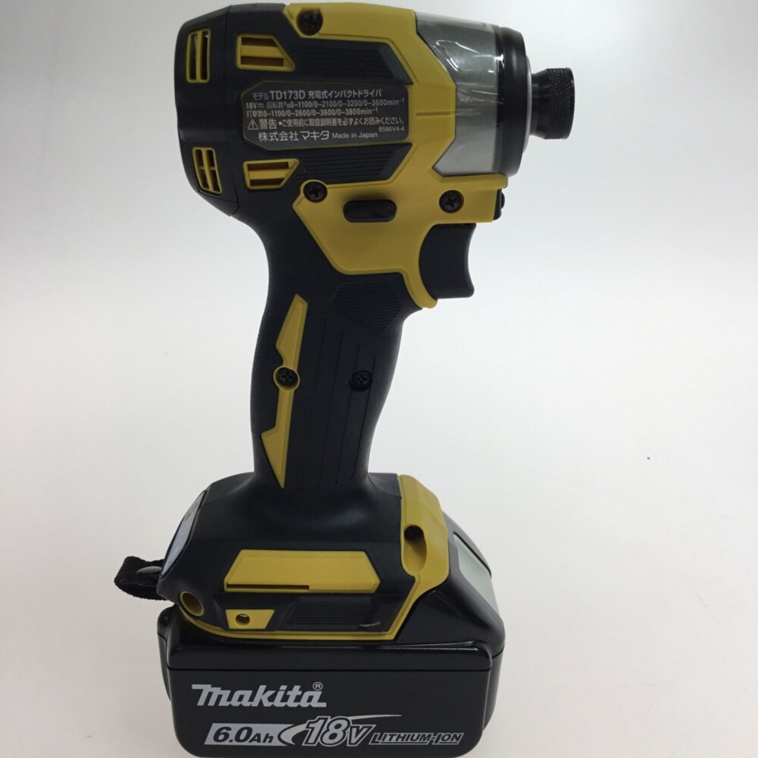 ΘΘMAKITA マキタ インパクトドライバ 未使用品 付属品完備 ③ TD173DGXFY イエロー