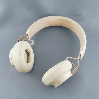 Jabra Move Style Edition ワイヤレスヘッドホン USED品 Bluetooth マイク 軽量 ゴールドベージュ 完動品 S V8855(ヘッドフォン/イヤフォン)