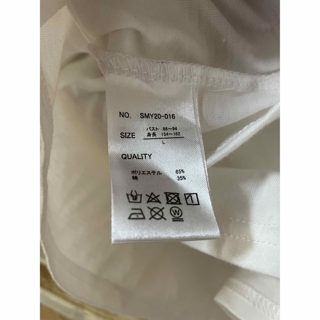 しまむら - しまむら ロンT 長袖 トップス 白 Lサイズの通販 by しまむら - しまむら ロンT 長袖 トップス 白 Lサイズの通販 by