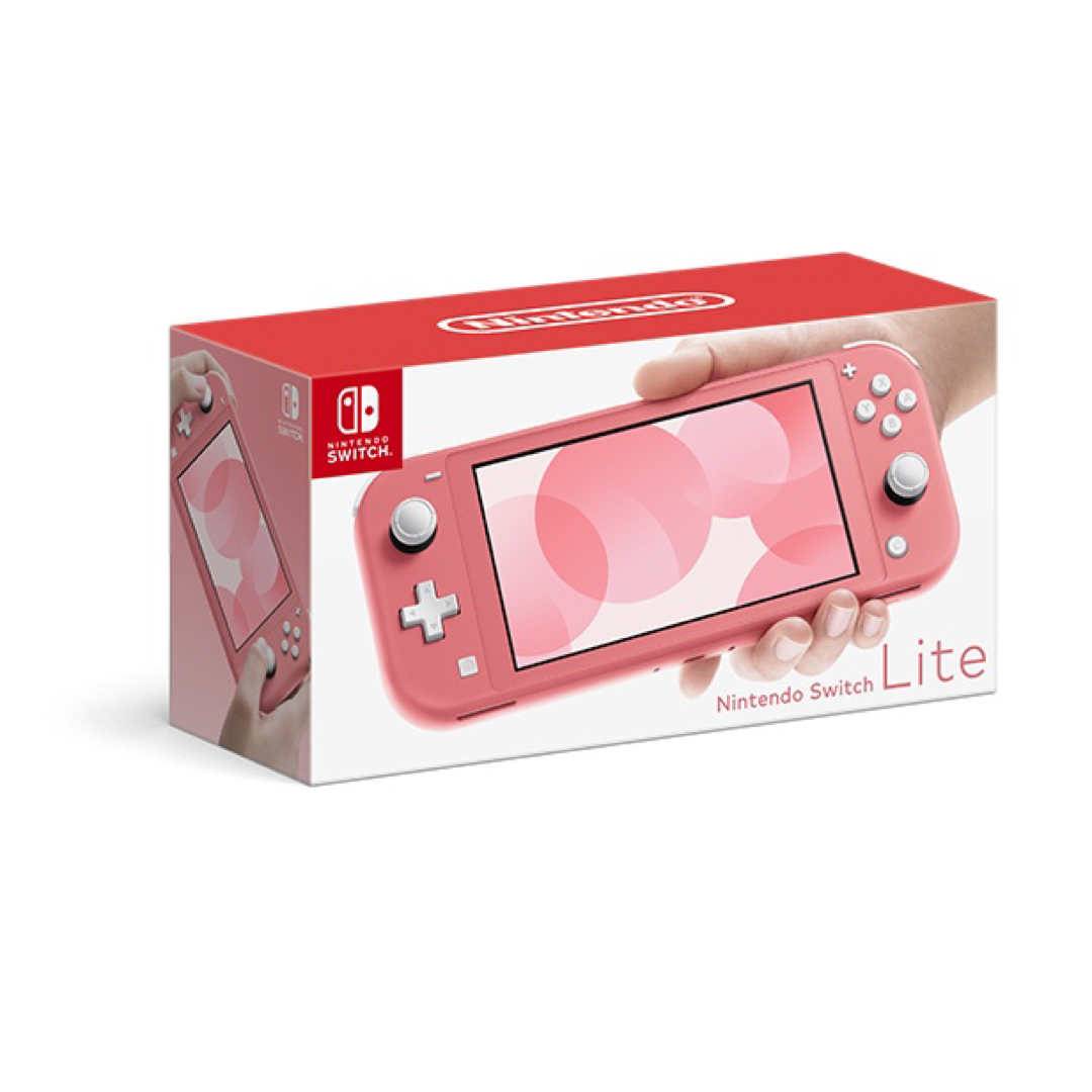 Nintendo Switch(ニンテンドースイッチ)のNintendo Switch Lite ブルー&コーラル エンタメ/ホビーのゲームソフト/ゲーム機本体(携帯用ゲーム機本体)の商品写真