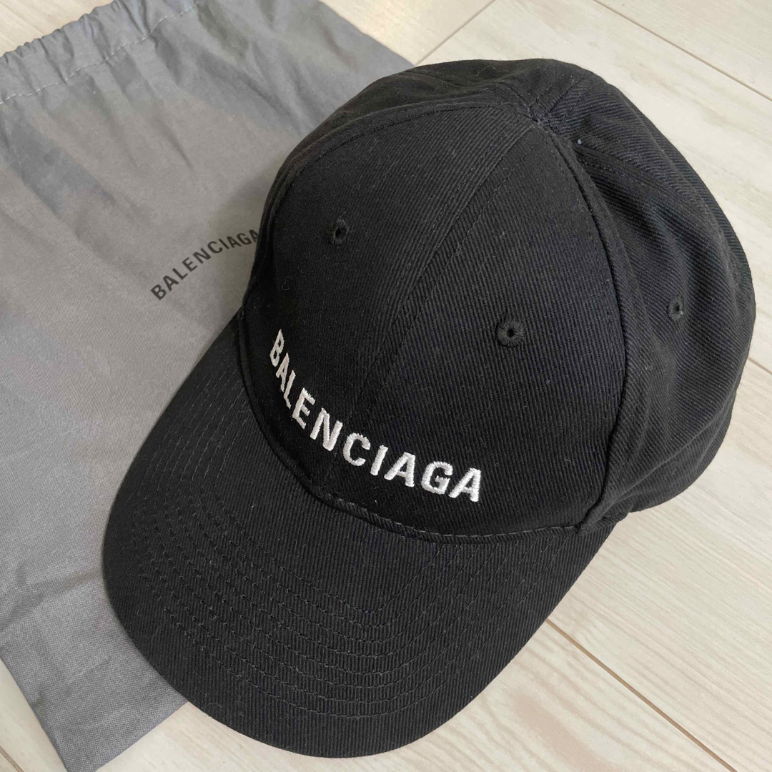 BALENCIAGA バレンシアガ 17ss キャップ 帽子 BLACK 黒