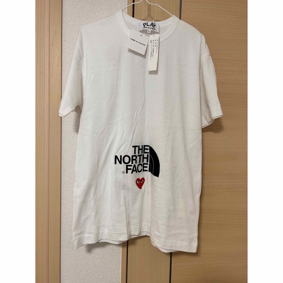 コムデギャルソン play ノースフェイス Tシャツ L