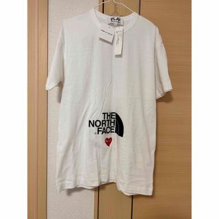 コムデギャルソン(COMME des GARCONS)のコムデギャルソン　ノースフェイス コラボTシャツ　Lサイズ(Tシャツ/カットソー(半袖/袖なし))