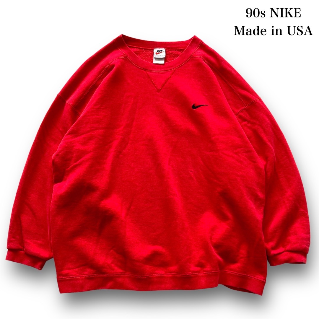 90s 銀タグ　USA製　NIKE ナイキタウン　スウェット