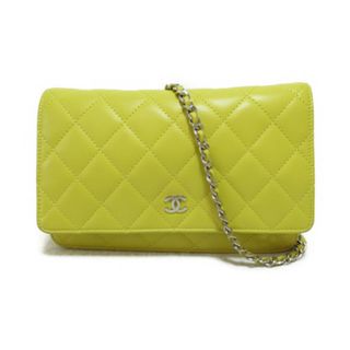 未使用 展示品 シャネル CHANEL 2.55 チェーン ショルダー バッグ ツイード イエロー AS0874 マトラッセ VLP 90202465