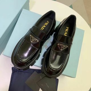 PRADA ローファー 黒 25cm 1回のみ着用 www.krzysztofbialy.com