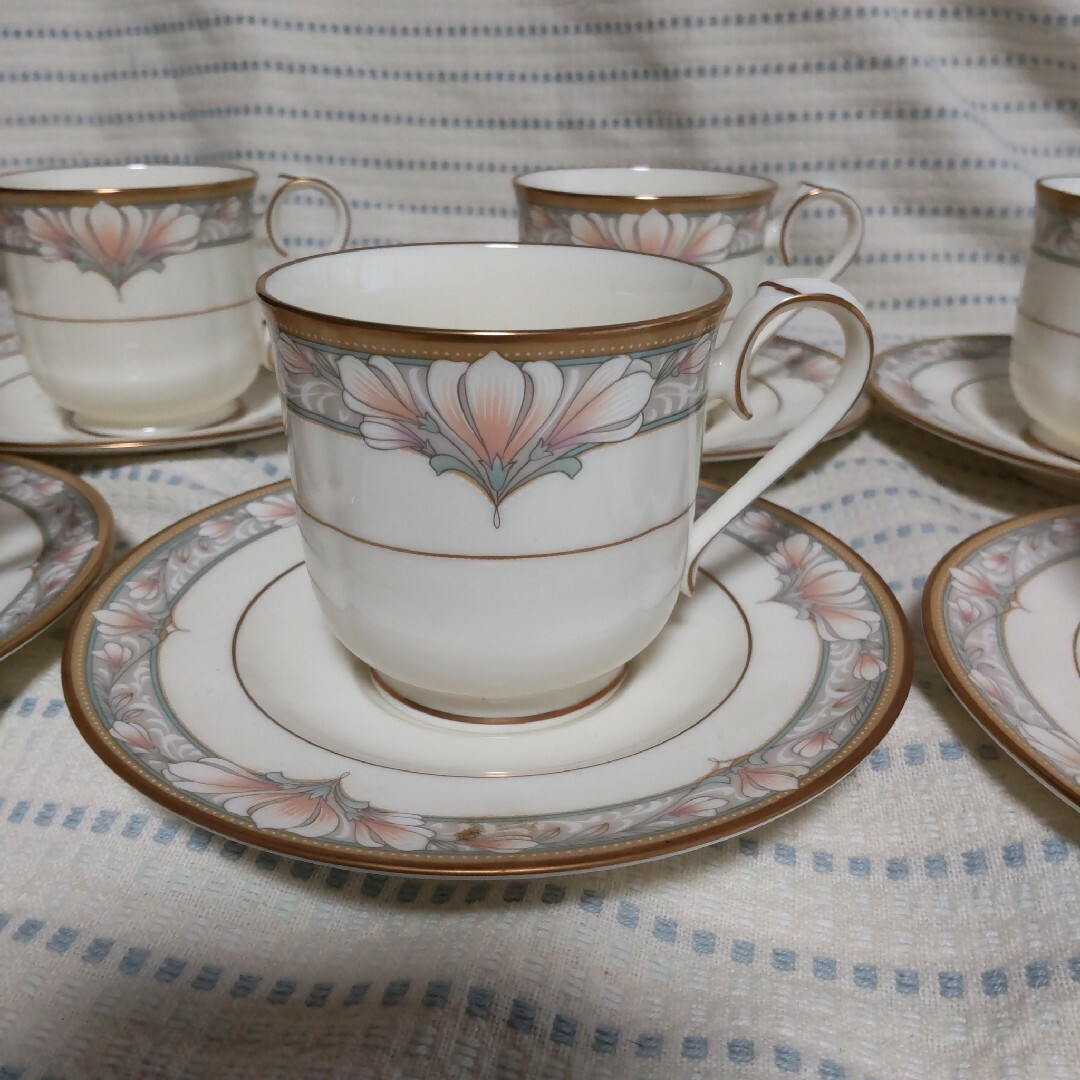 ノリタケ Noritake コーヒーカップ ソーサー シャーロット 6客