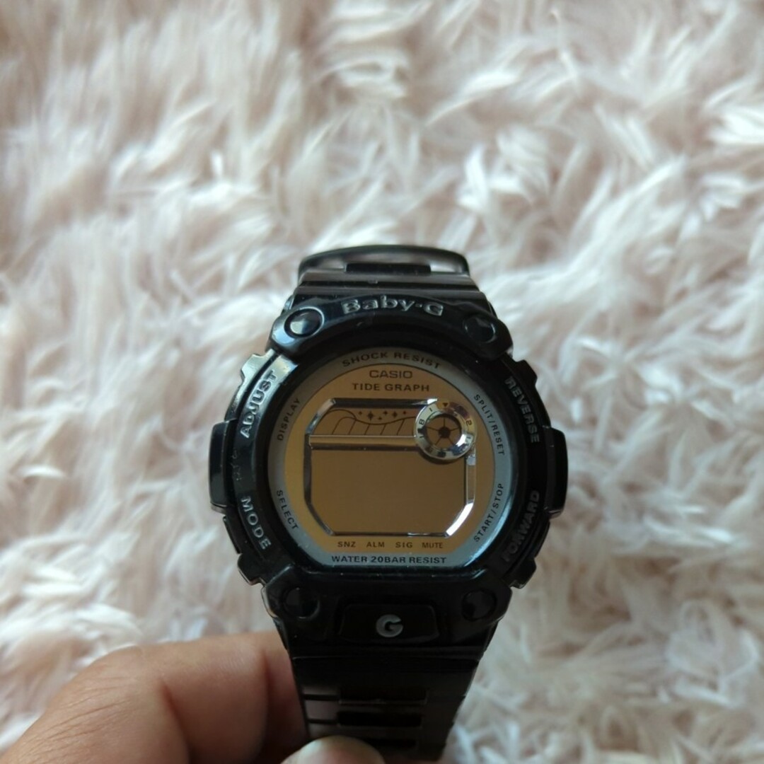にしいちさん購入の為専用　Baby-G 黒 メンズの時計(腕時計(デジタル))の商品写真