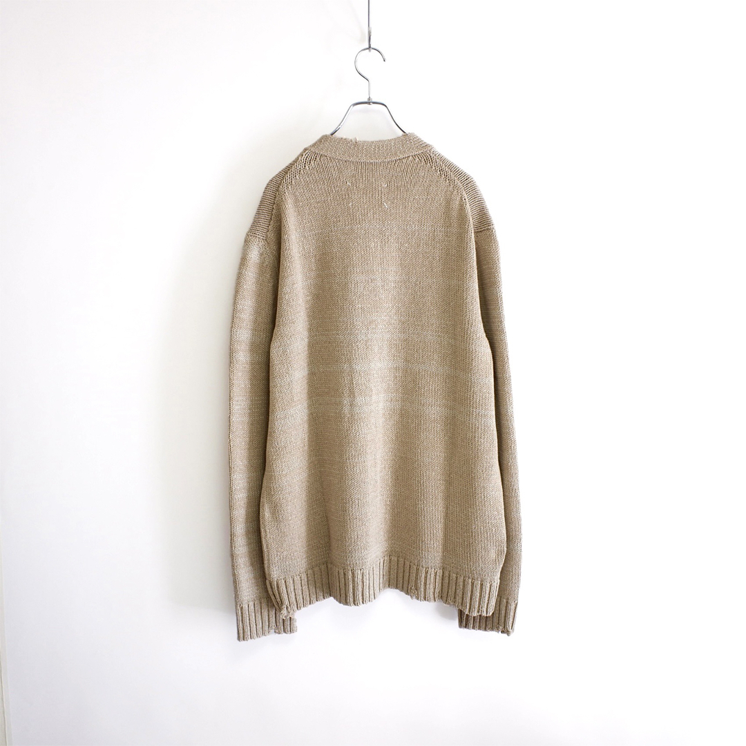 新品正規品 Maison Margiela メンズ ダメージニット カーディガン