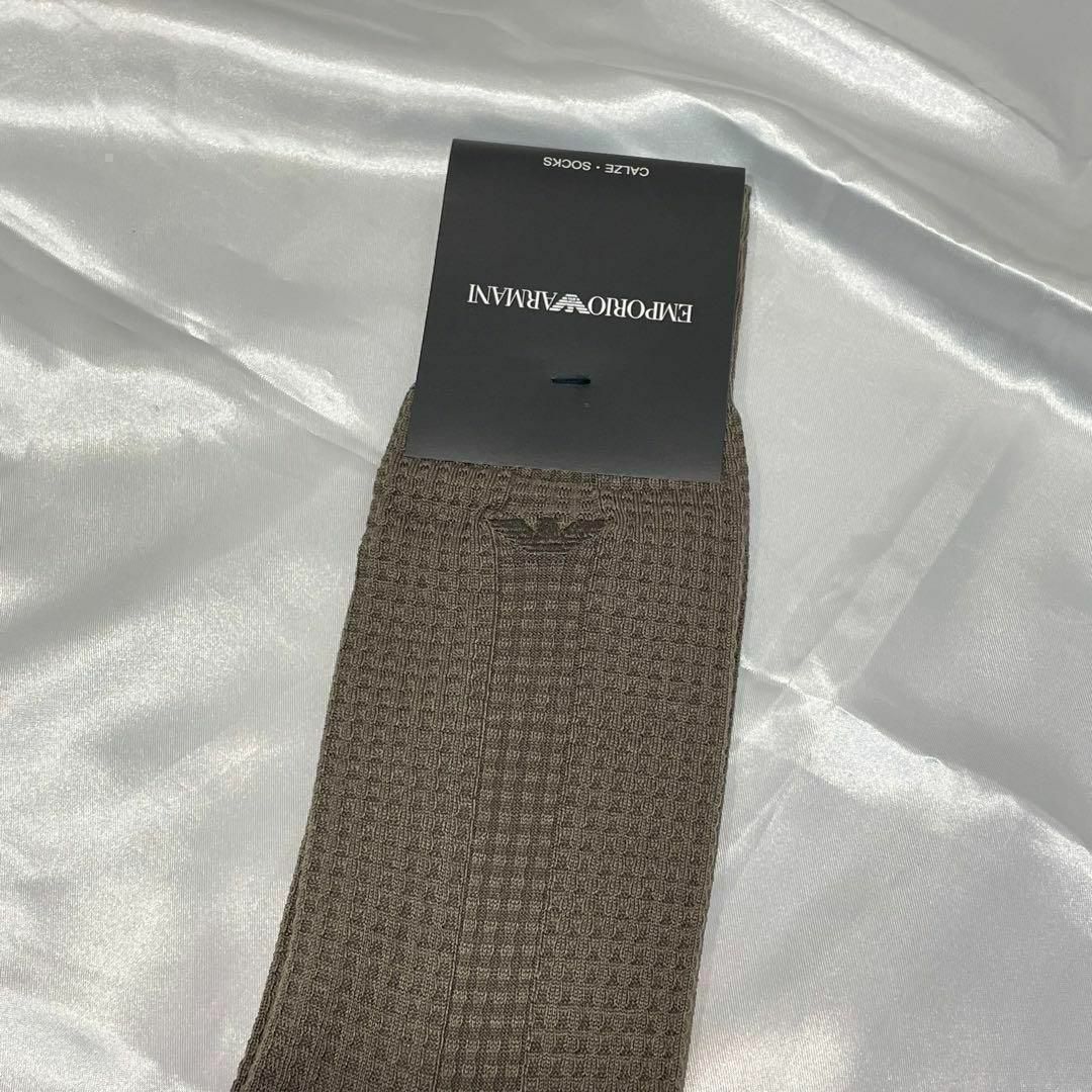 Emporio Armani(エンポリオアルマーニ)の【新品未使用】日本製 EMPORIO ARMANI エンポリオアルマー二 靴下 メンズのレッグウェア(ソックス)の商品写真