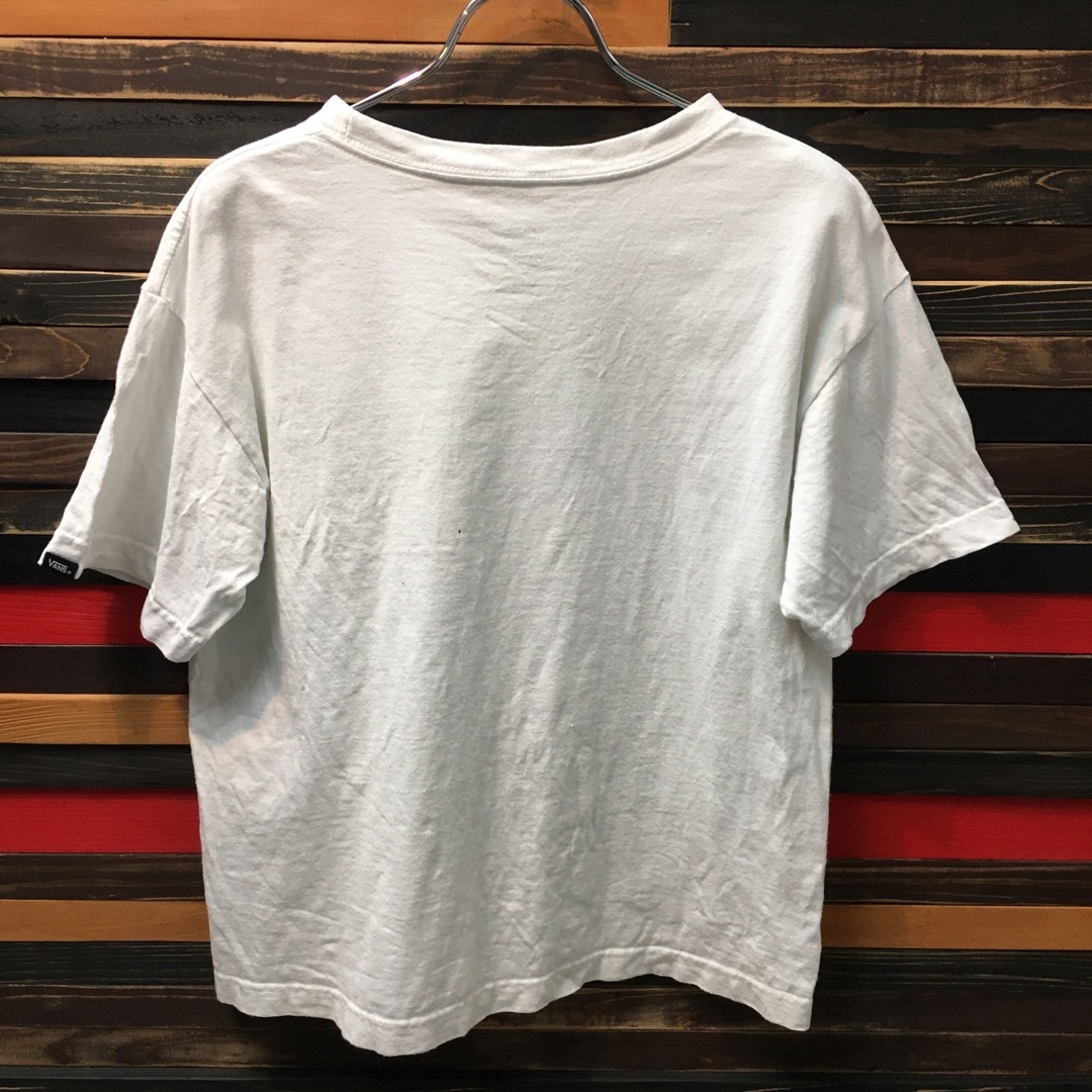 VANS(ヴァンズ)の【人気】バンズ VANS Tシャツ カットソー L ジュニア 白 キッズ/ベビー/マタニティのキッズ服男の子用(90cm~)(Tシャツ/カットソー)の商品写真