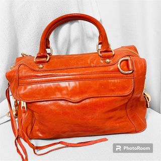 レベッカミンコフ(Rebecca Minkoff)のレベッカミンコフ ハンドバッグ RebeccaMinkoff 本革 オレンジ(ハンドバッグ)