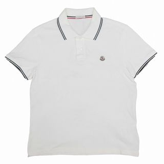 モンクレール(MONCLER)の美品 18SS モンクレール ライン ポロシャツ カットソー トップス 半袖 S(ポロシャツ)