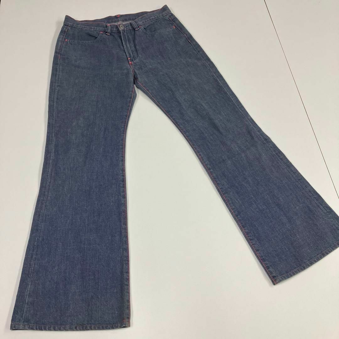 DIESEL - diesel ディーゼル フレアパンツ ピンクライン フェード 古着
