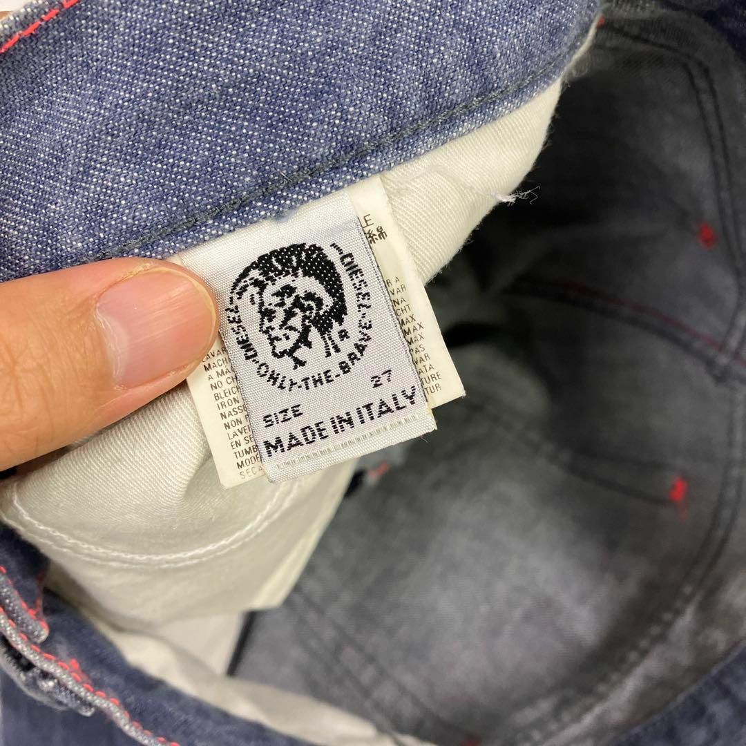 DIESEL - diesel ディーゼル フレアパンツ ピンクライン フェード 古着