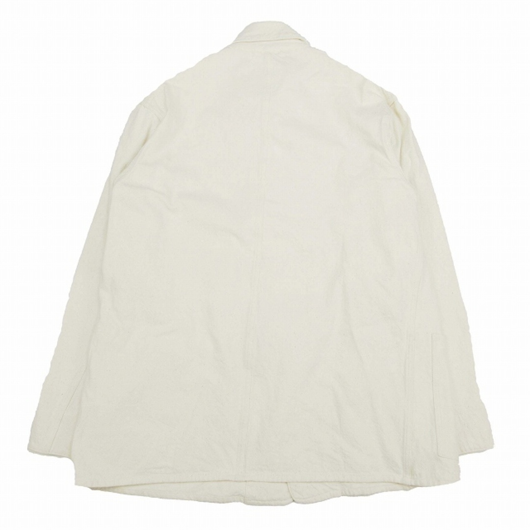 極美品 21SS コモリ COMOLI エクリュ デニム ワーク ジャケット-www