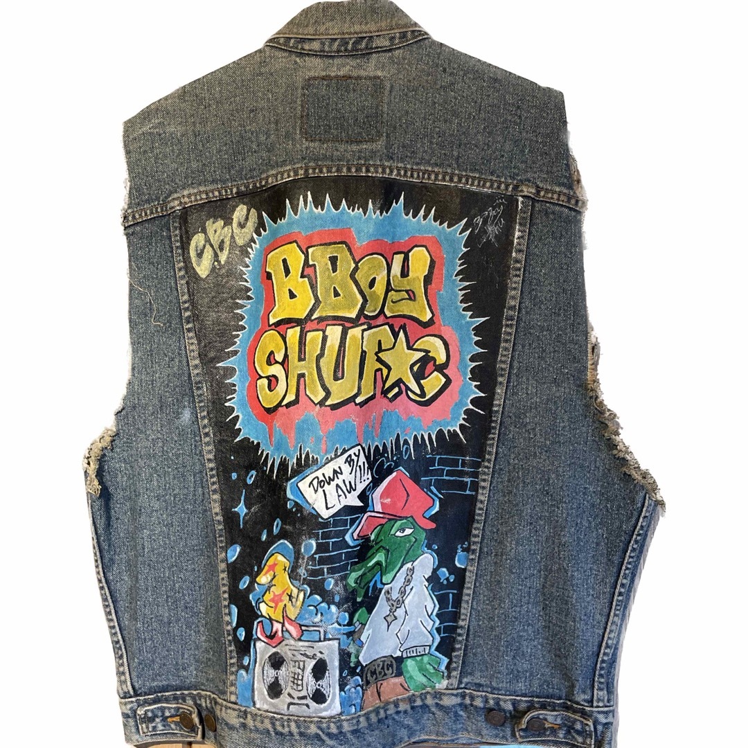 アート90s グラフィティLevi's 70507-4890 Denim Jacket