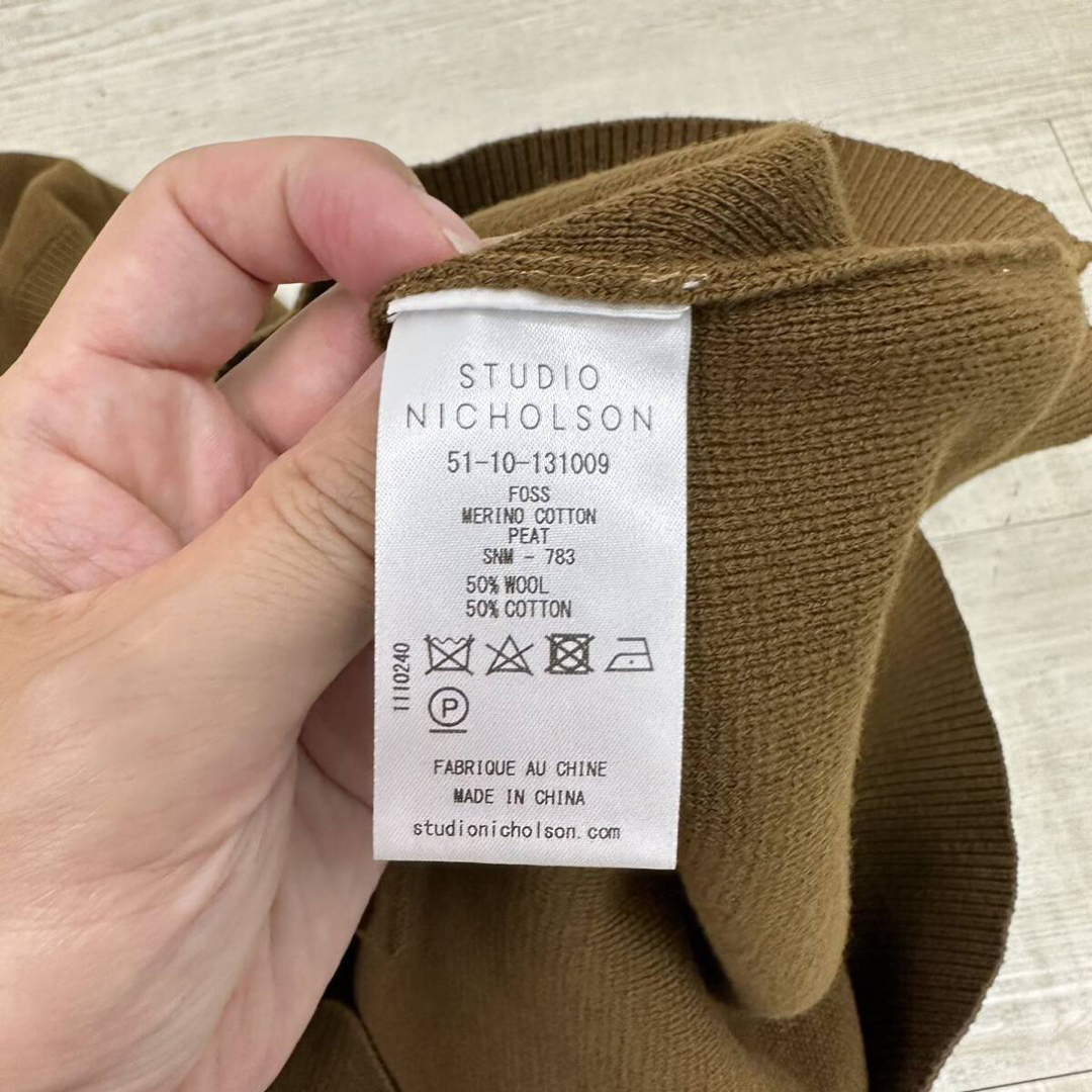 STUDIO NICHOLSON - 23ss 新品 スタジオニコルソン 12ゲージ ニット