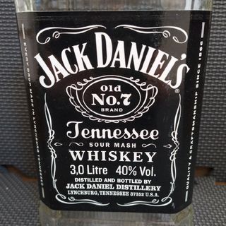 JACK DANIEL'S - ジャックダニエル　３リットル　空き瓶　貯金箱に★