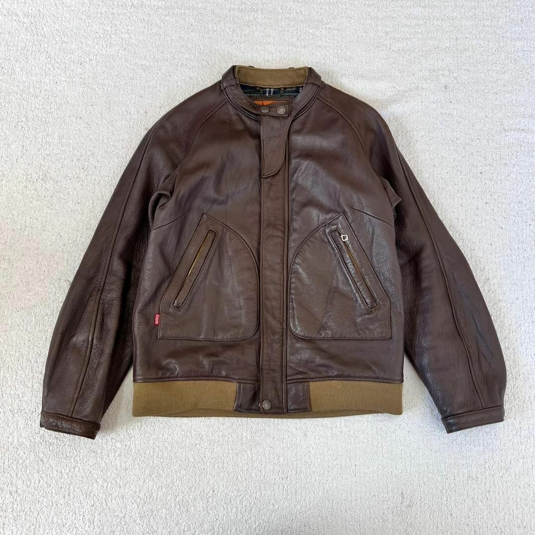 THEORY セオリー レザージャケット ゴートレザー 山羊革 ブラウン 36