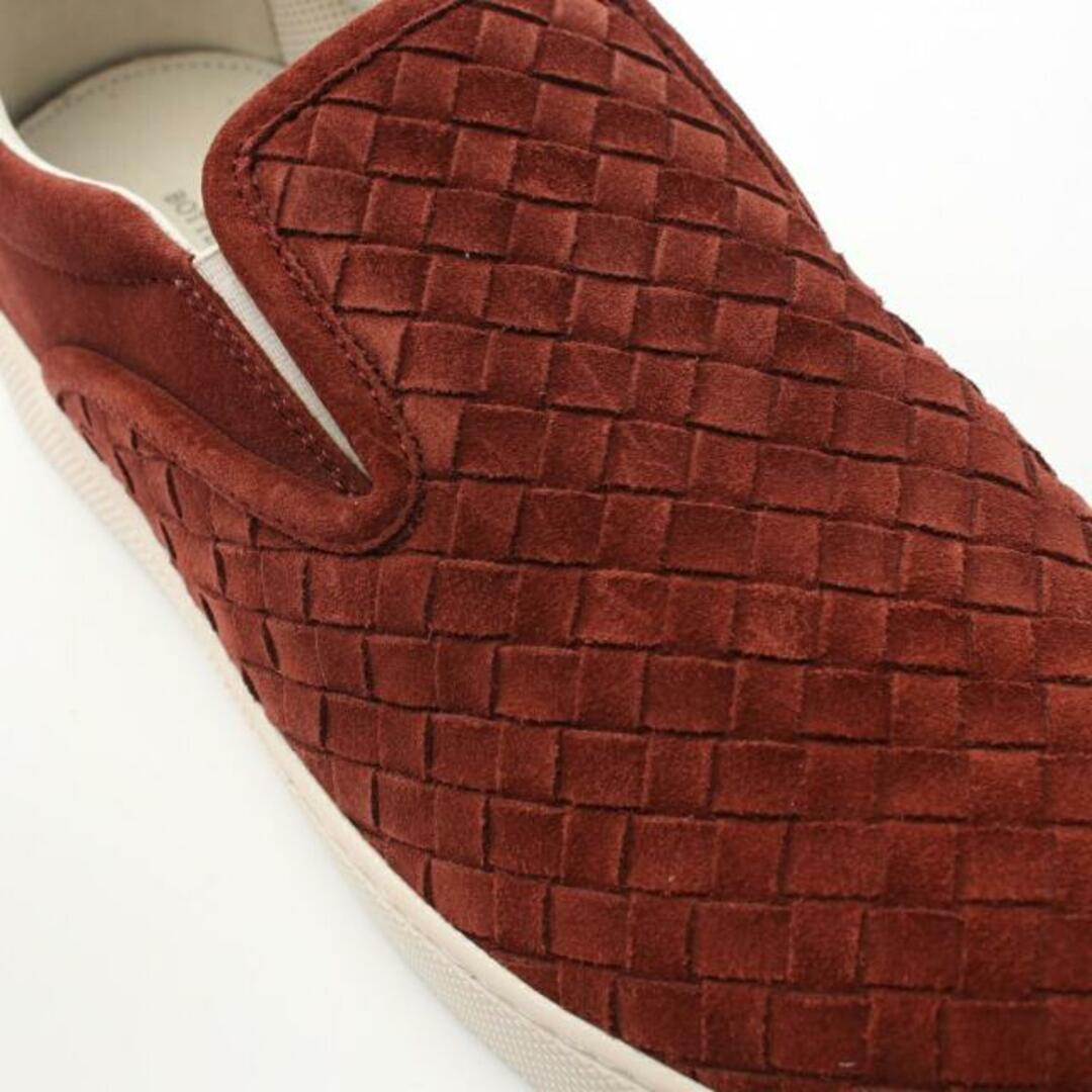 Bottega Veneta(ボッテガヴェネタ)のイントレチャート スリッポン レザー ブラウン メンズの靴/シューズ(スリッポン/モカシン)の商品写真