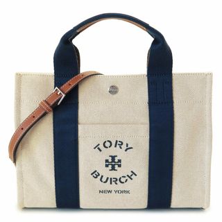 トリーバーチ(Tory Burch)のトリーバーチ トートバッグ レディース スモール トリートート 147153 254 ショルダーバッグ ナチュラル TORY BURCH TORY SMALL TOTE(トートバッグ)