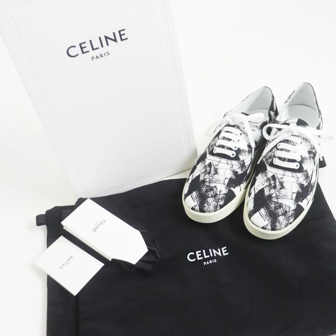 未使用品□CELINE/セリーヌ ELLIOT/エリオット 総柄 レースアップ