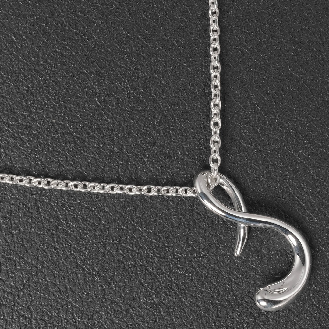 ティファニー TIFFANY イニシャル S ネックレス シルバー-