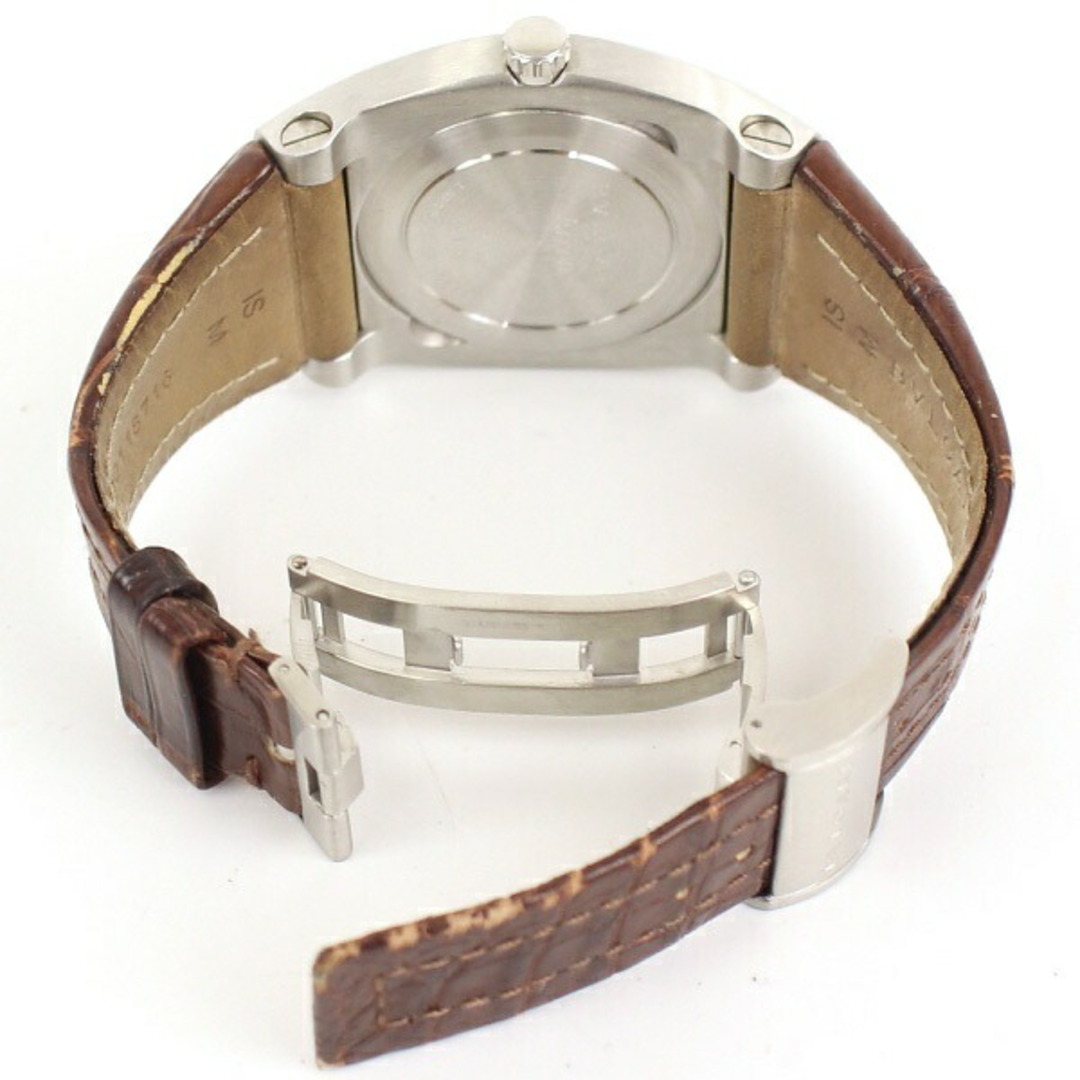 Bランク ブルガリ エルゴンEG40S 腕時計 メンズ BVLGARI ウォッチ ホワイト文字盤 ステンレス