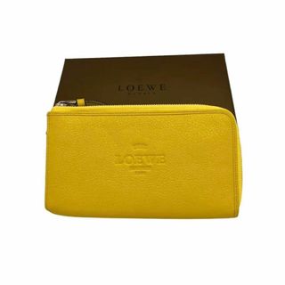 ロエベ(LOEWE)の⭐️美品⭐️ ロエベ ヘリテージ ロゴ レザー L字ファスナー 長財布(財布)