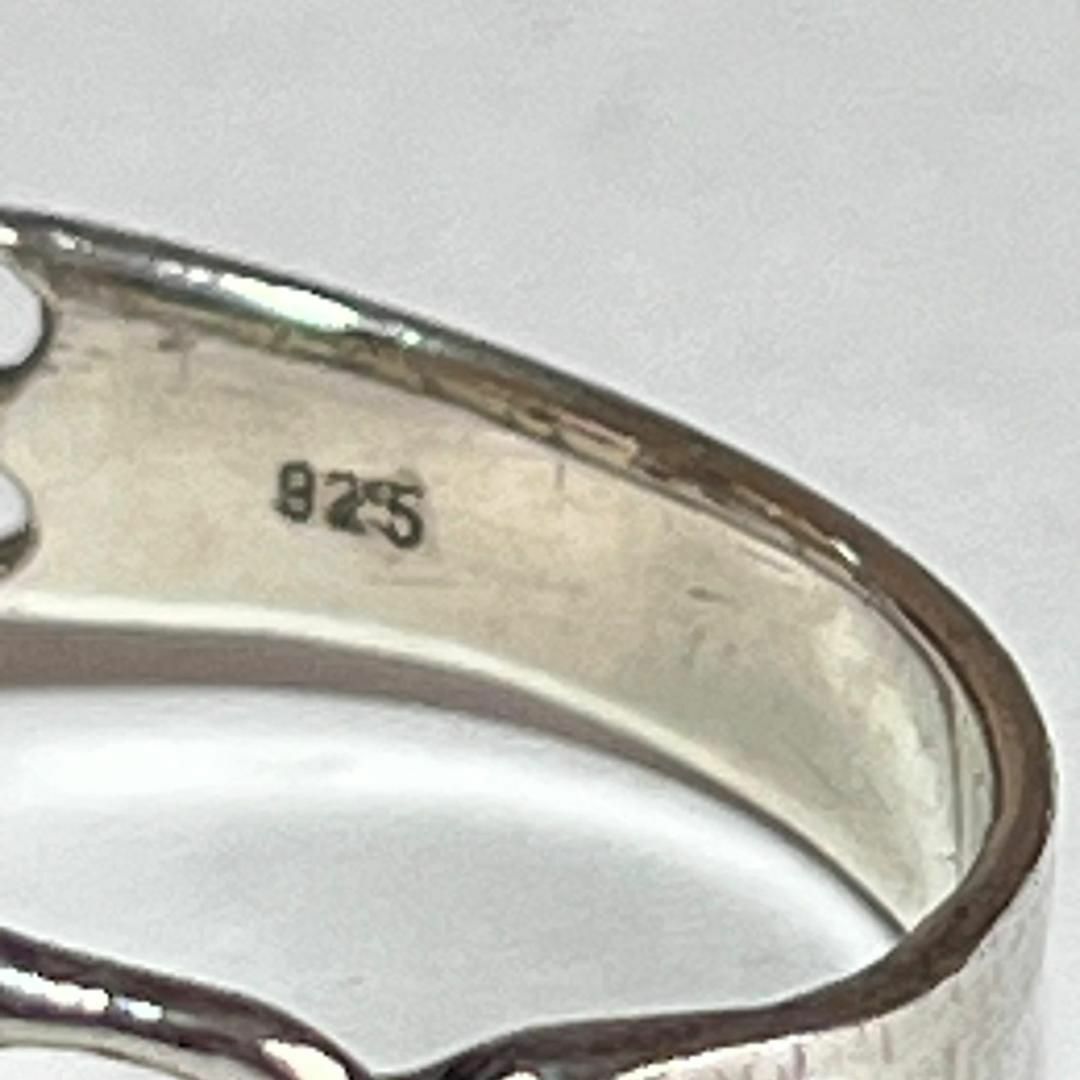 シルバー925 リング 指輪 クロス 百合 ユリ 24号 メンズ
