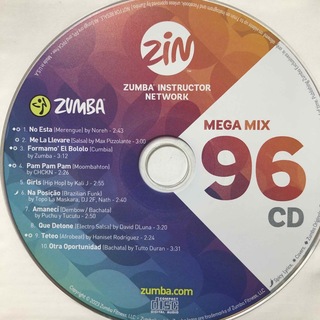 ズンバ(Zumba)のズンバ　MEGAMIX96  CD(クラブ/ダンス)