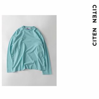 ユナイテッドアローズ(UNITED ARROWS)のCITEN トップス 水色 ブルー ビックティー トップス(Tシャツ(長袖/七分))