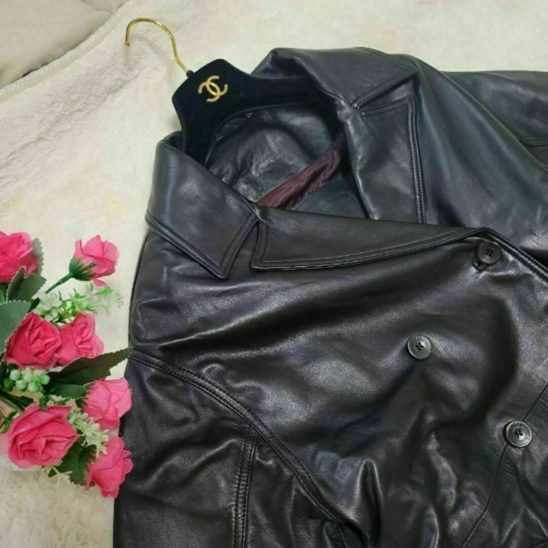 COACH かっこいい レザー ジャケット テーラード コート ライダース
