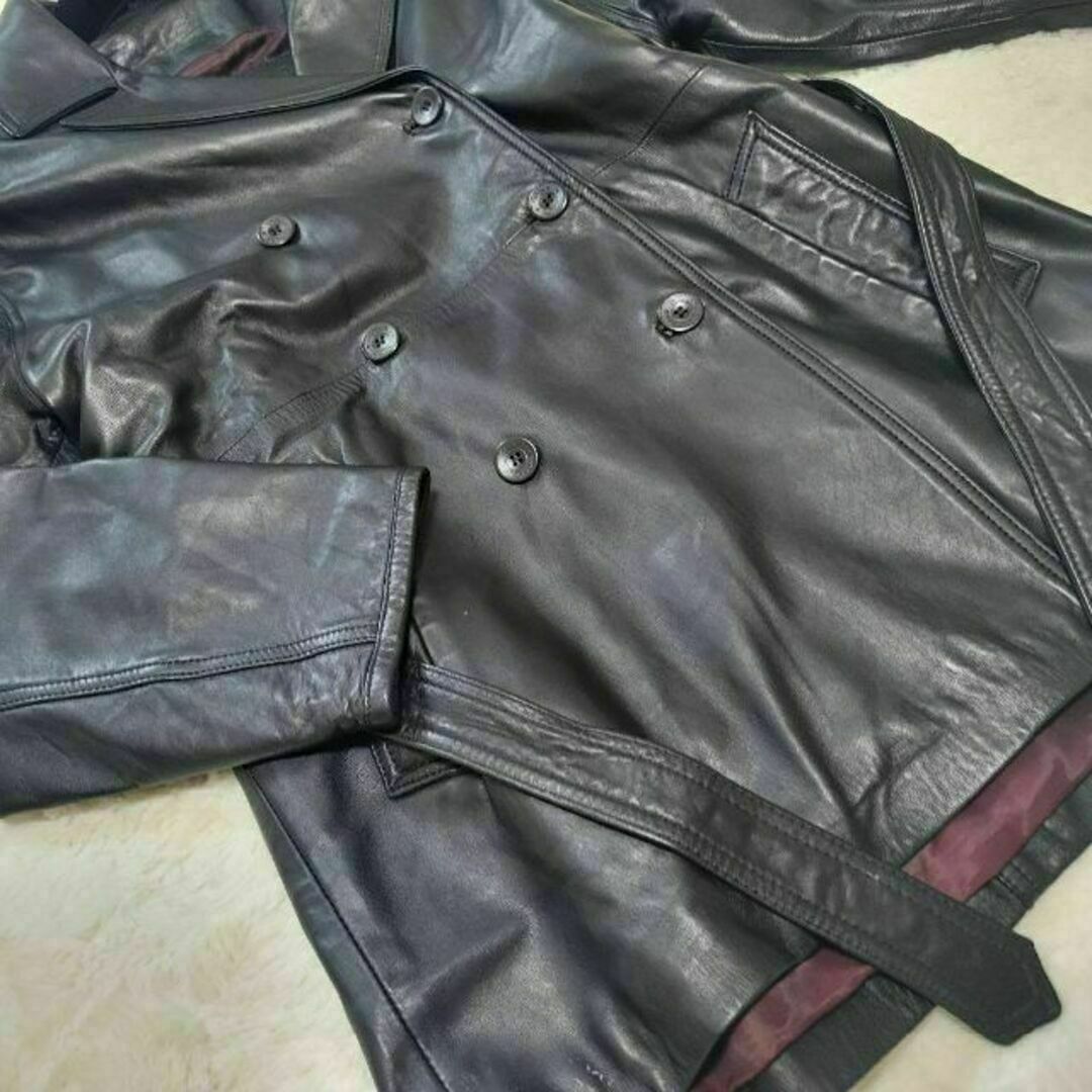 COACH かっこいい レザー ジャケット テーラード コート ライダース
