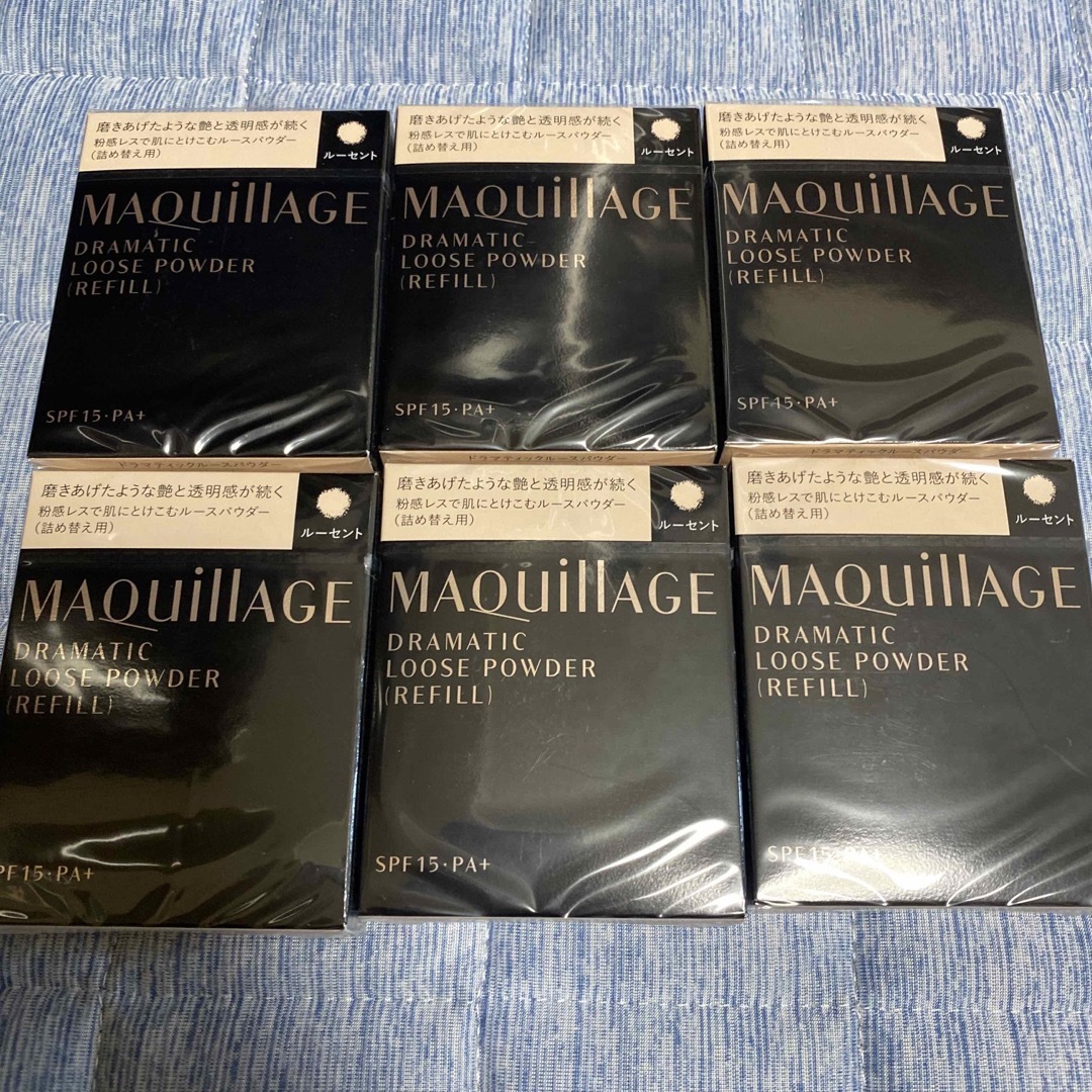 MAQuillAGE マキアージュ ドラマティックルースパウダー レフィル 6個セットの通販 by キキ☆'s shop｜マキアージュならラクマ