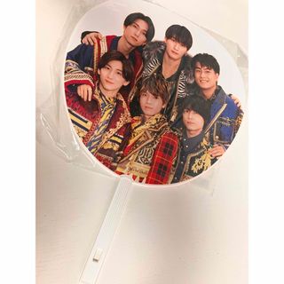 ストーンズ(SixTONES)の新品未使用未開封　カウコン2023 SixTONES うちわ　2023カレンダー(アイドルグッズ)