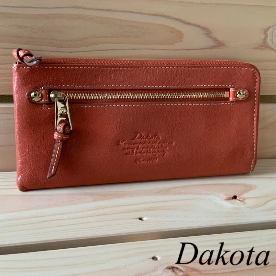 Dakota - Dakota ダコタ 長財布 モデルノ オレンジ 美品の通販 by